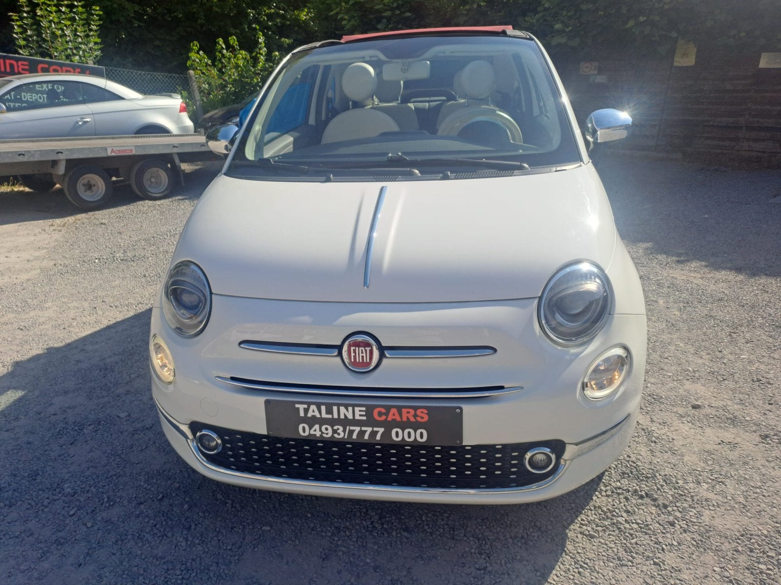 Fiat 500 cabrio, Autos, Euro 6, Entreprise, Cabriolet, Boîte manuelle