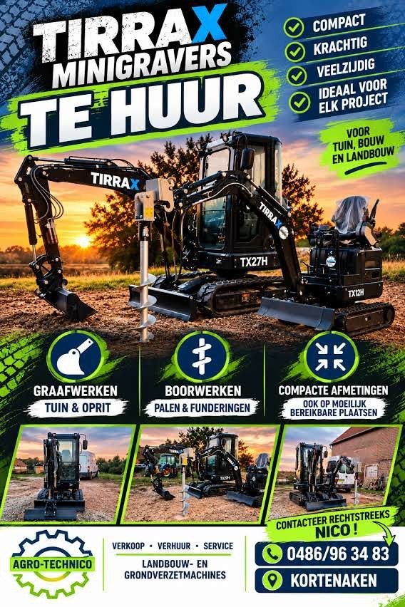 Minigraver te huur, Enlèvement