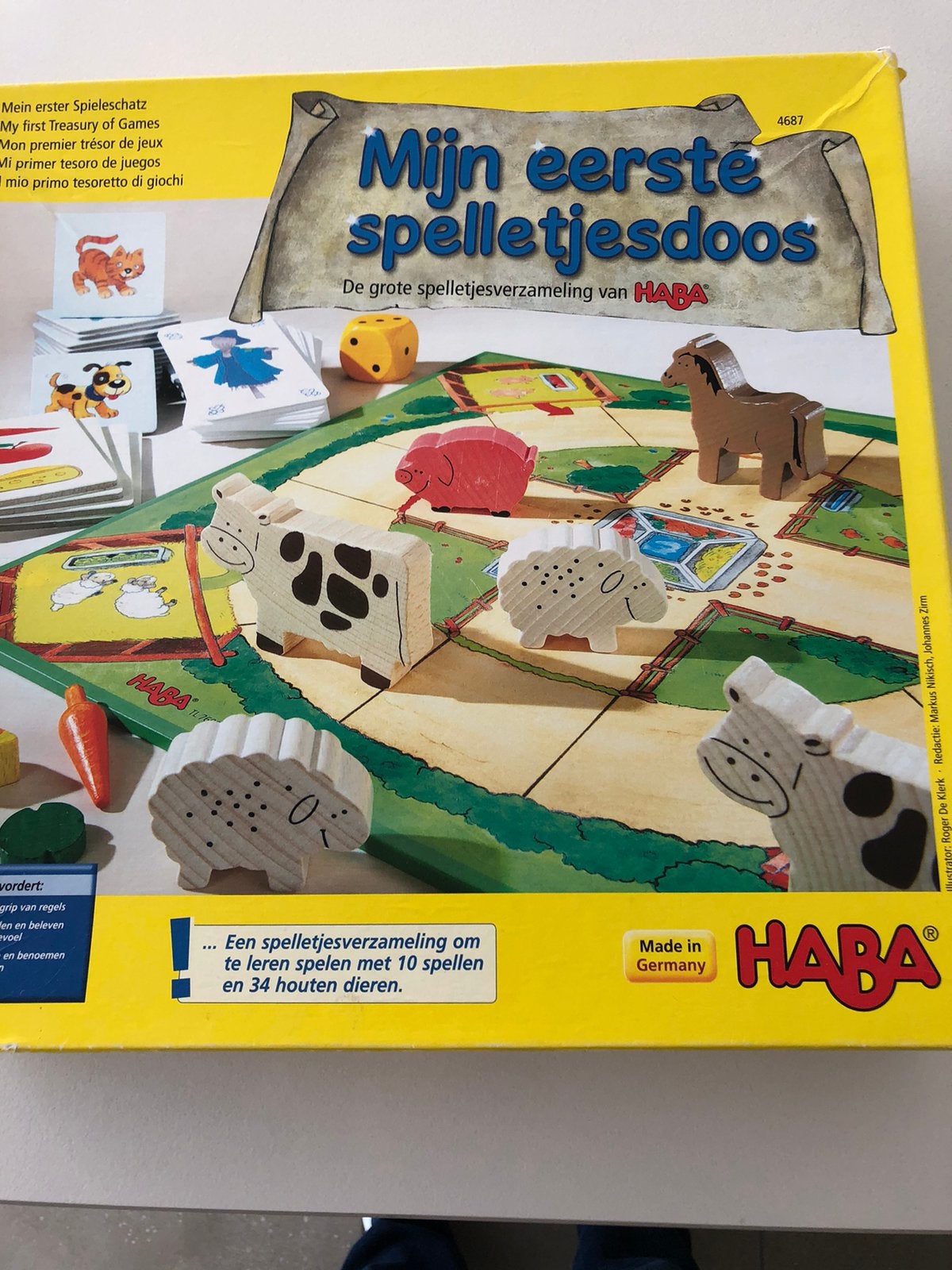Mijn eerste spelletjesdoos, Hobby & Loisirs créatifs, Jeux de société | Autre, Utilisé, Trois ou quatre joueurs, Enlèvement