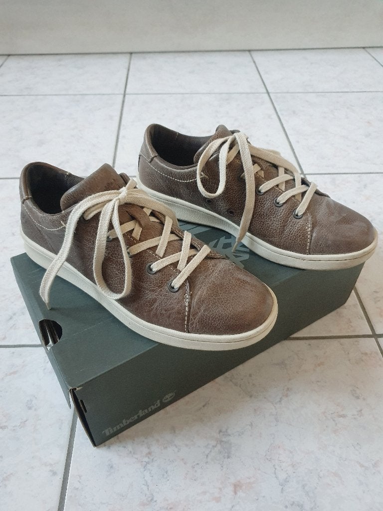 Timberland Baskets en Cuir / 38,5, Neuf, Enlèvement ou Envoi, Sneakers et Baskets, Brun
