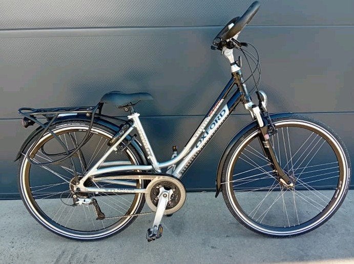 Meisjesfiets Oxford Rainbow 28inch 27v maat45 NIEUWPRYS 745€, Fietsen en Brommers, 28 inch, Velgrem, Zo goed als nieuw, Minder dan 47 cm