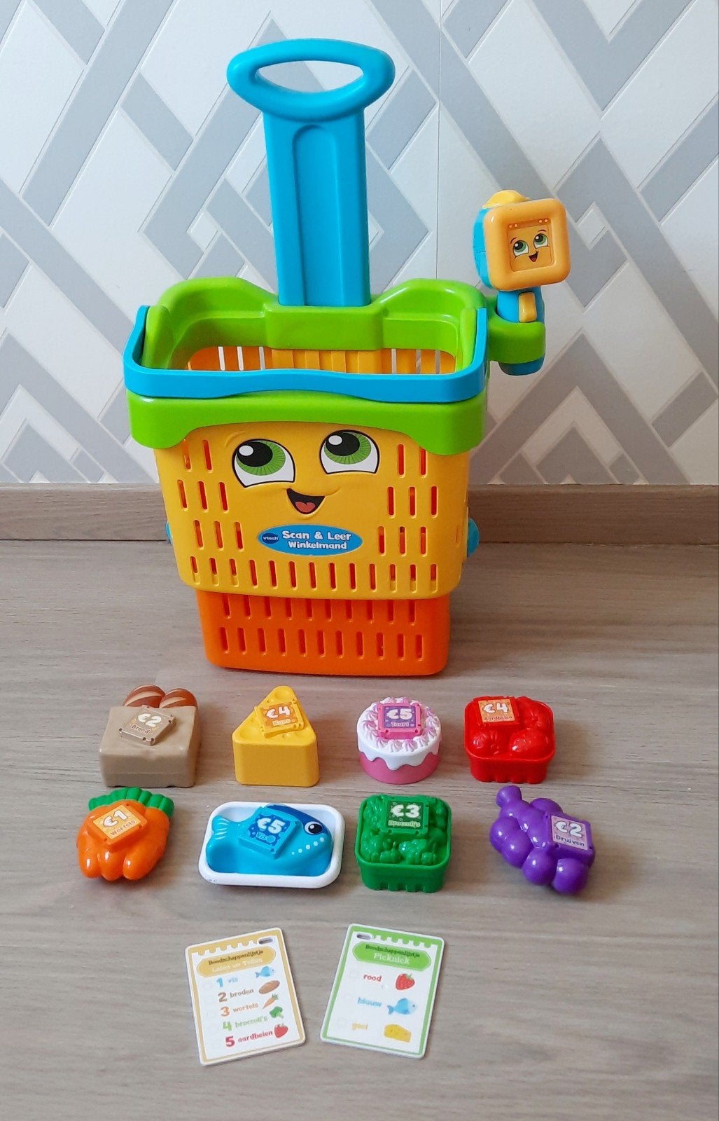 VTech Scan en Leer Winkelmand, Ophalen