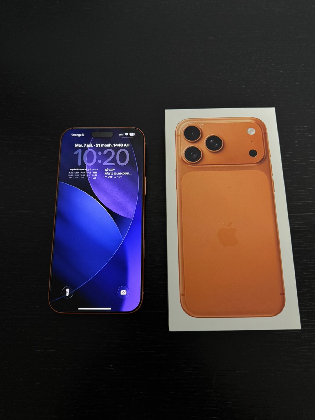 iPhone 17 Pro Max 256Gb Cosmic Orange te koop! (nieuwstaat), Overige modellen, Zo goed als nieuw, 98 %, Zonder simlock