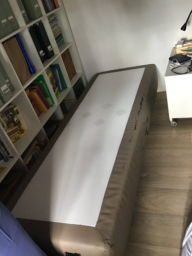 Boxspring 70 cm op 1.98m, Maison & Meubles, Chambre à coucher | Lits boxsprings, Utilisé, 70 cm ou moins, 200 cm, Une personne