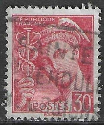 France 1938/1941 - Yvert 412 - Type Mercure - 30me siè (ST), Envoi, Affranchi