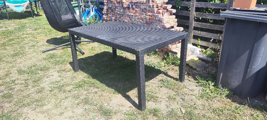 Tuintafel, Tuin en Terras, Tuintafels, Ophalen, Gebruikt, Vierkant, Plastic