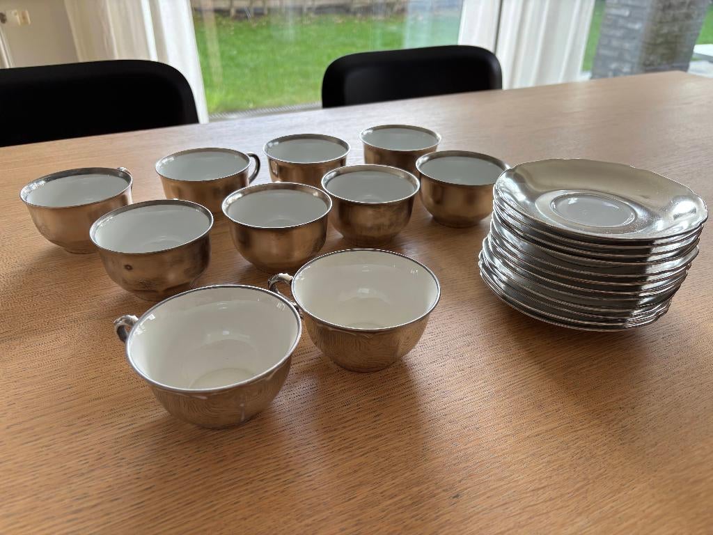 Verzilverd servies, Antiek en Kunst, Ophalen of Verzenden