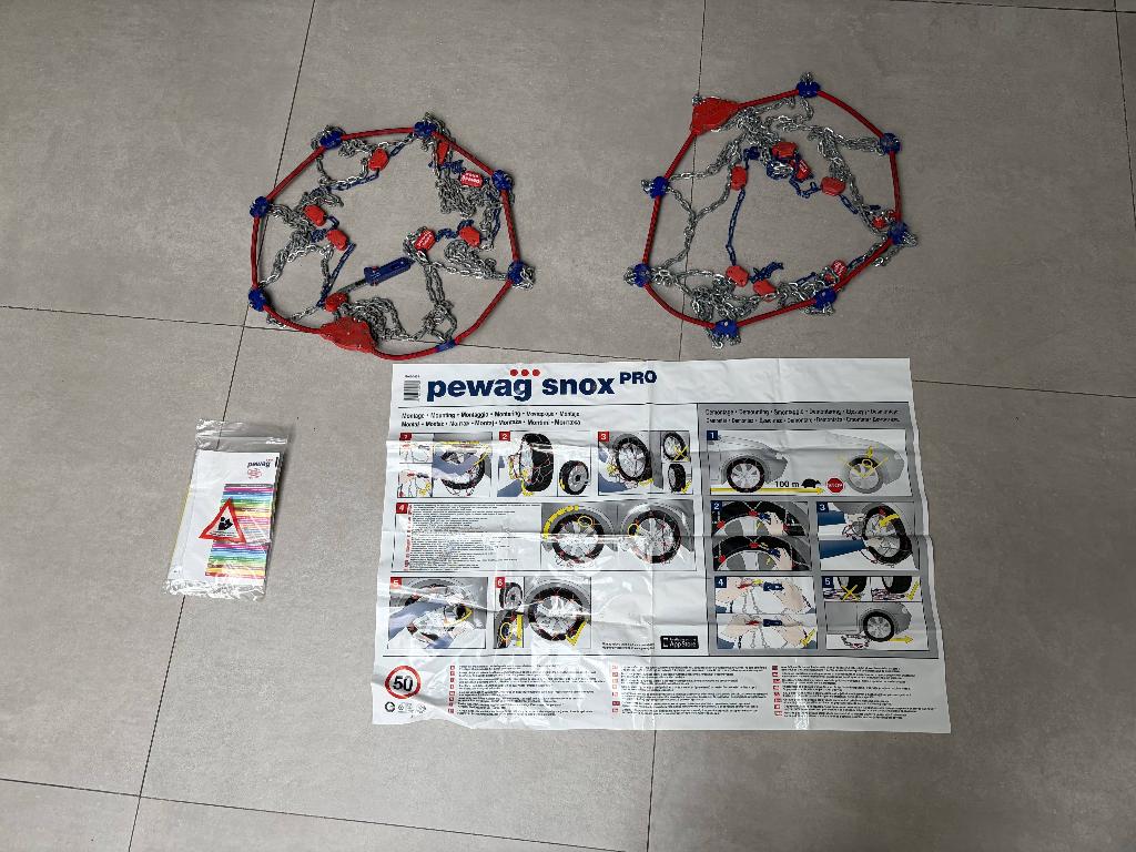 Pewag sneeuwkettingen Snox Pro SXP 550, Ophalen, Gebruikt
