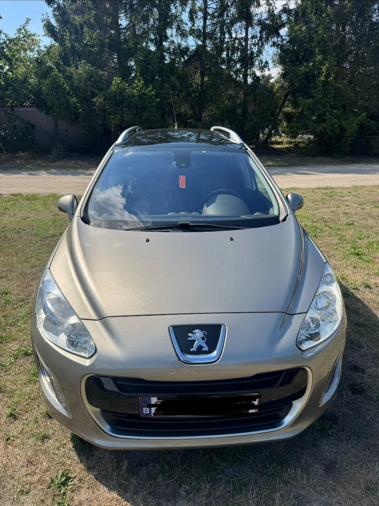 Peugeot 308 SW, Auto's, Voorwielaandrijving, Stof, Zwart, Beige
