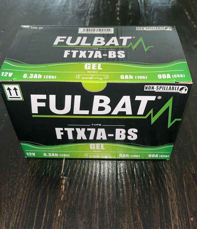 Nieuwe Fulbat FTX7A-BS GEL 12V 6Ah scooteraccu – nieuw, Ophalen of Verzenden, Zo goed als nieuw