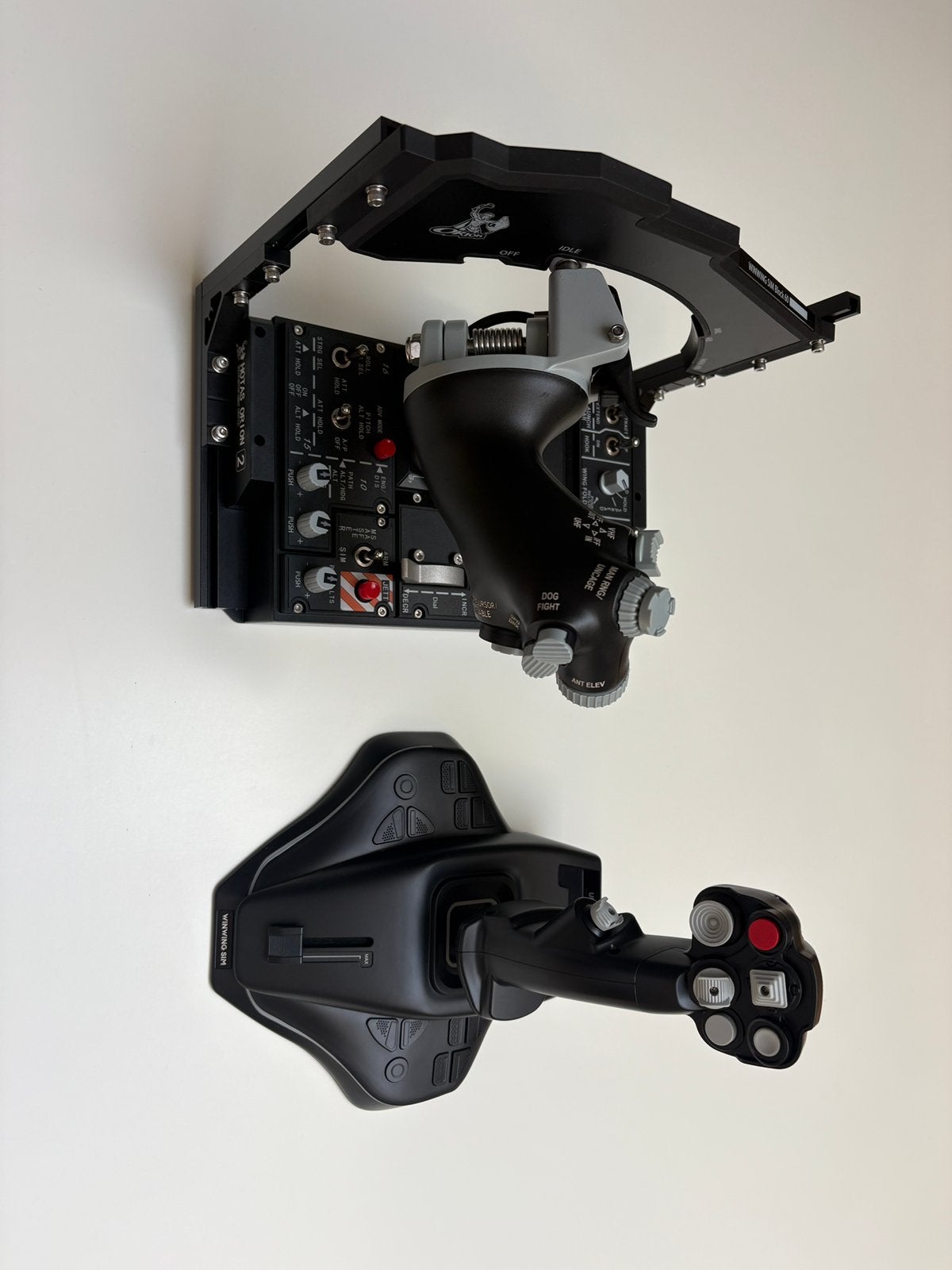 Winwing flight stick en f16 throttle, Ophalen, Zo goed als nieuw