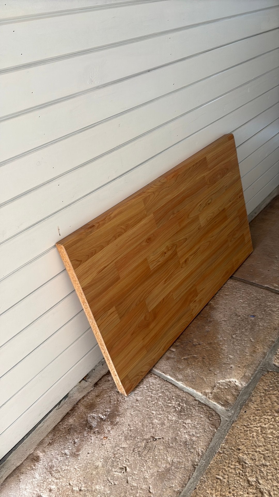 Houten paneel voor tafel op schragen of inbouw kast, Doe-het-zelf en Bouw, Platen en Panelen, Ophalen, Zo goed als nieuw, Hout