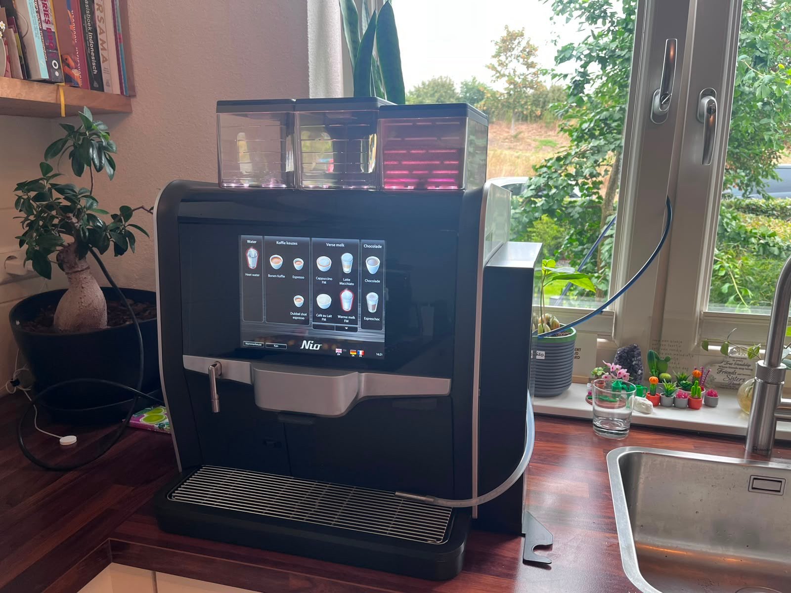 De Jong Duke espresso koffiemachine Type 20.1 fresh milk, Ophalen, Zo goed als nieuw, Koffiemachine
