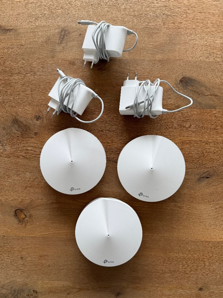 TP-Link Deco M9 Plus Mesh Wifi (3-pack), Ophalen of Verzenden, Zo goed als nieuw, TP-Link