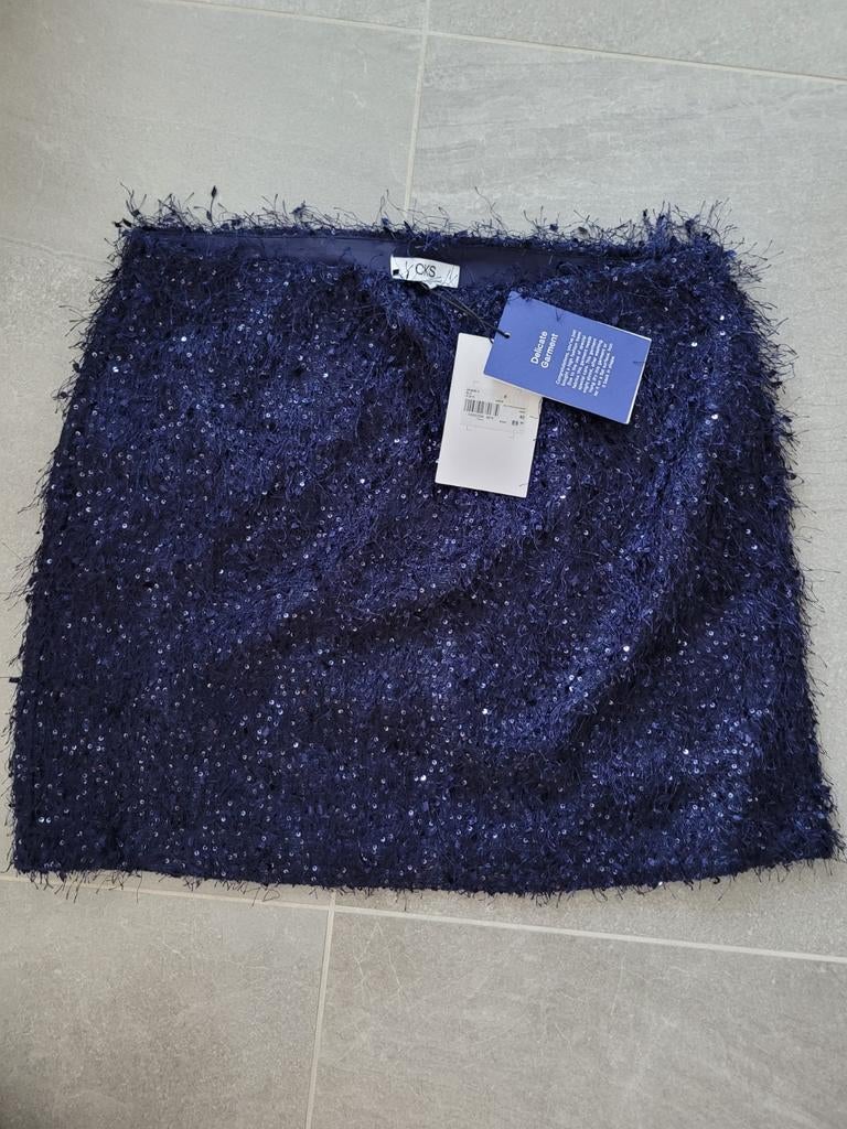 CKS feestelijke, blauwe rok maat 40, Kleding | Dames, Rokken, Maat 38/40 (M), Blauw, Nieuw, Ophalen of Verzenden