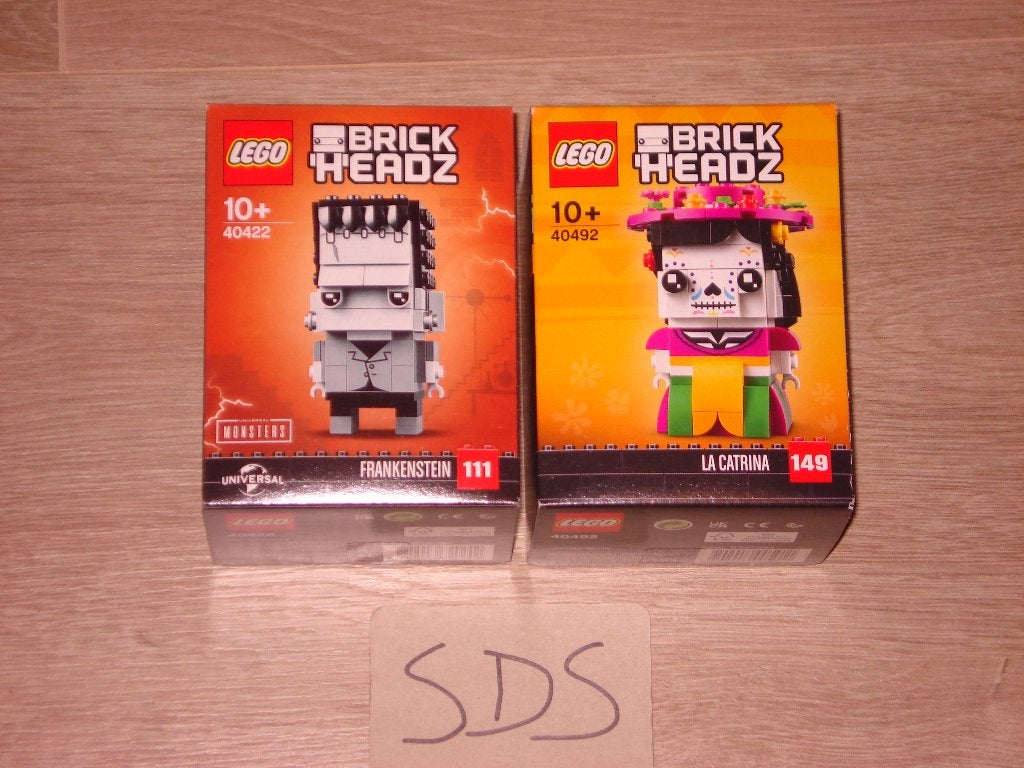 Lego Brickheadz Frankenstein (40422) en La Catrina (40492), BrickHeadz, Lego, Nieuw, Ophalen of Verzenden
