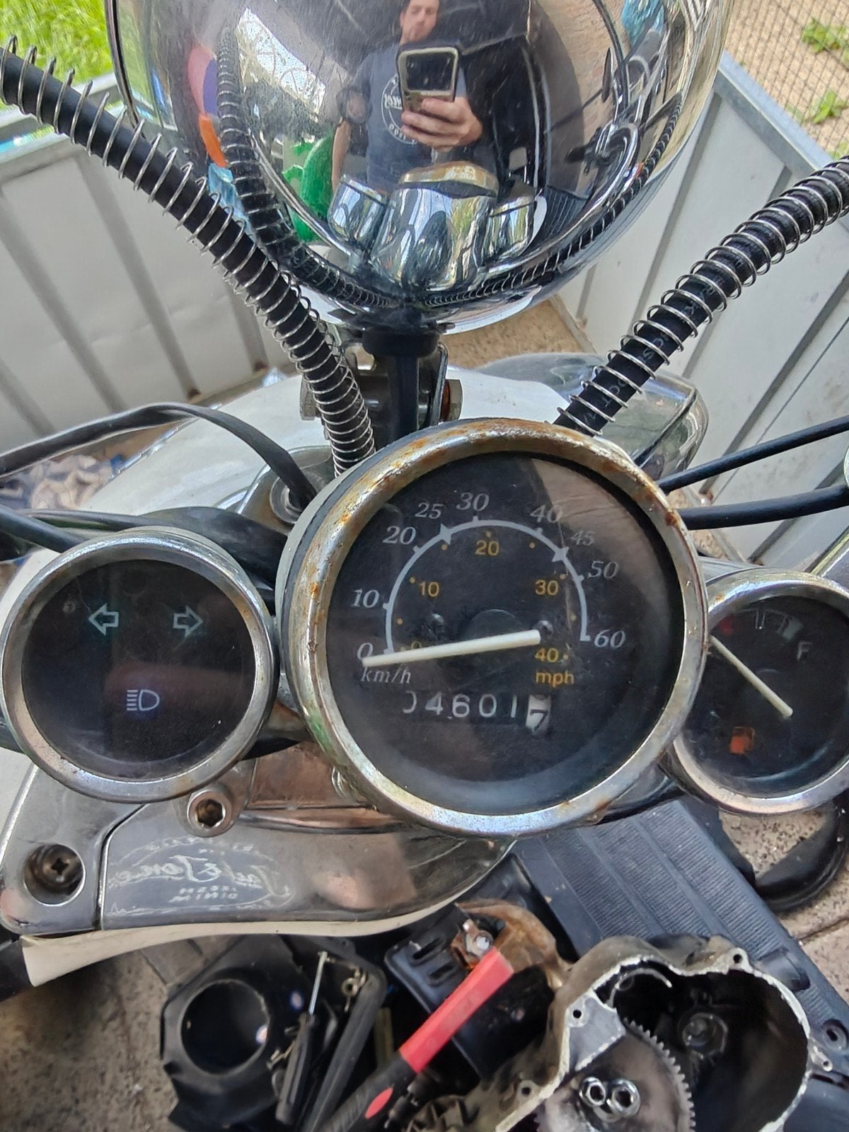 scooter B klasse, Enlèvement