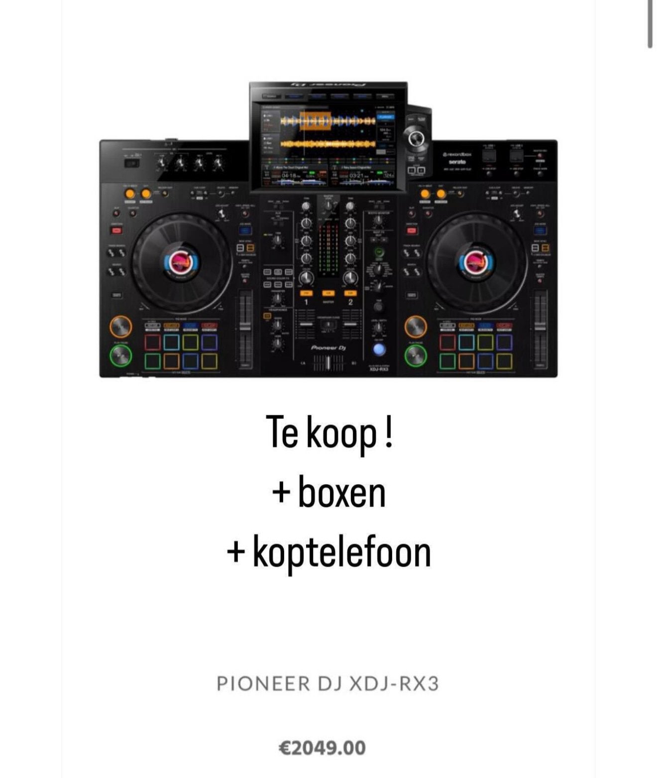 Volledige DJ set, Computers en Software, Ophalen, Zo goed als nieuw