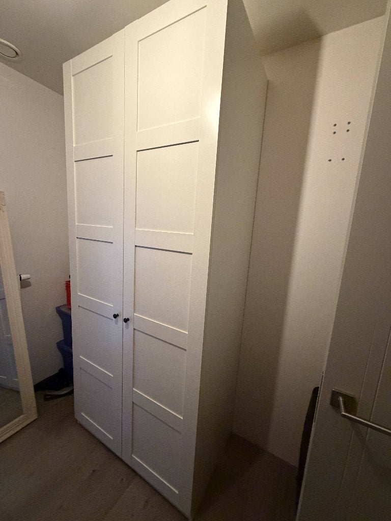 kleerkast wit, Huis en Inrichting, Ophalen, Overige materialen, Met deur(en), 200 cm of meer
