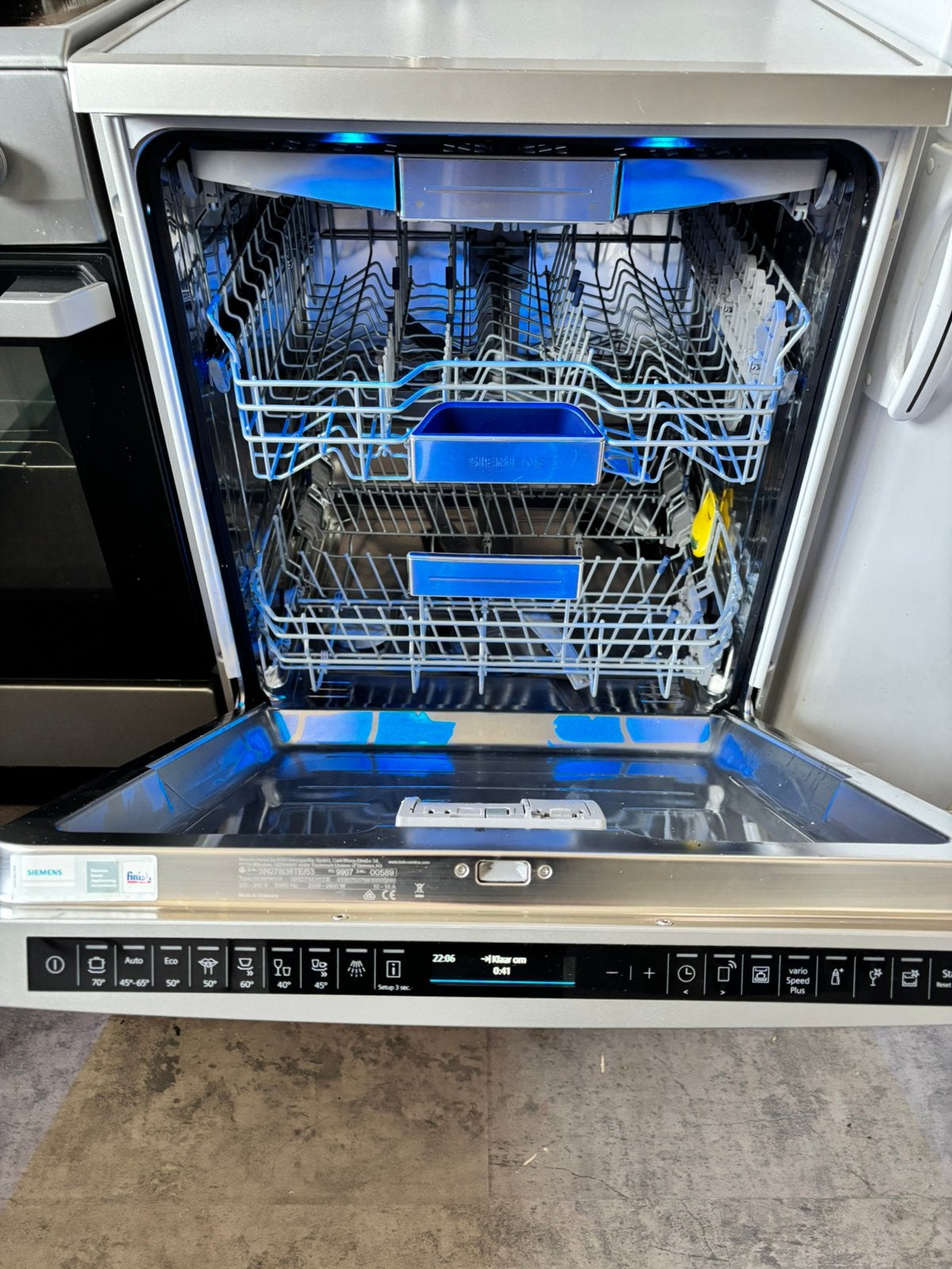Siemens Vaatwasser SN278I36TE / Vrijstaand, Ophalen, 60 cm of meer, Zo goed als nieuw, Vrijstaand