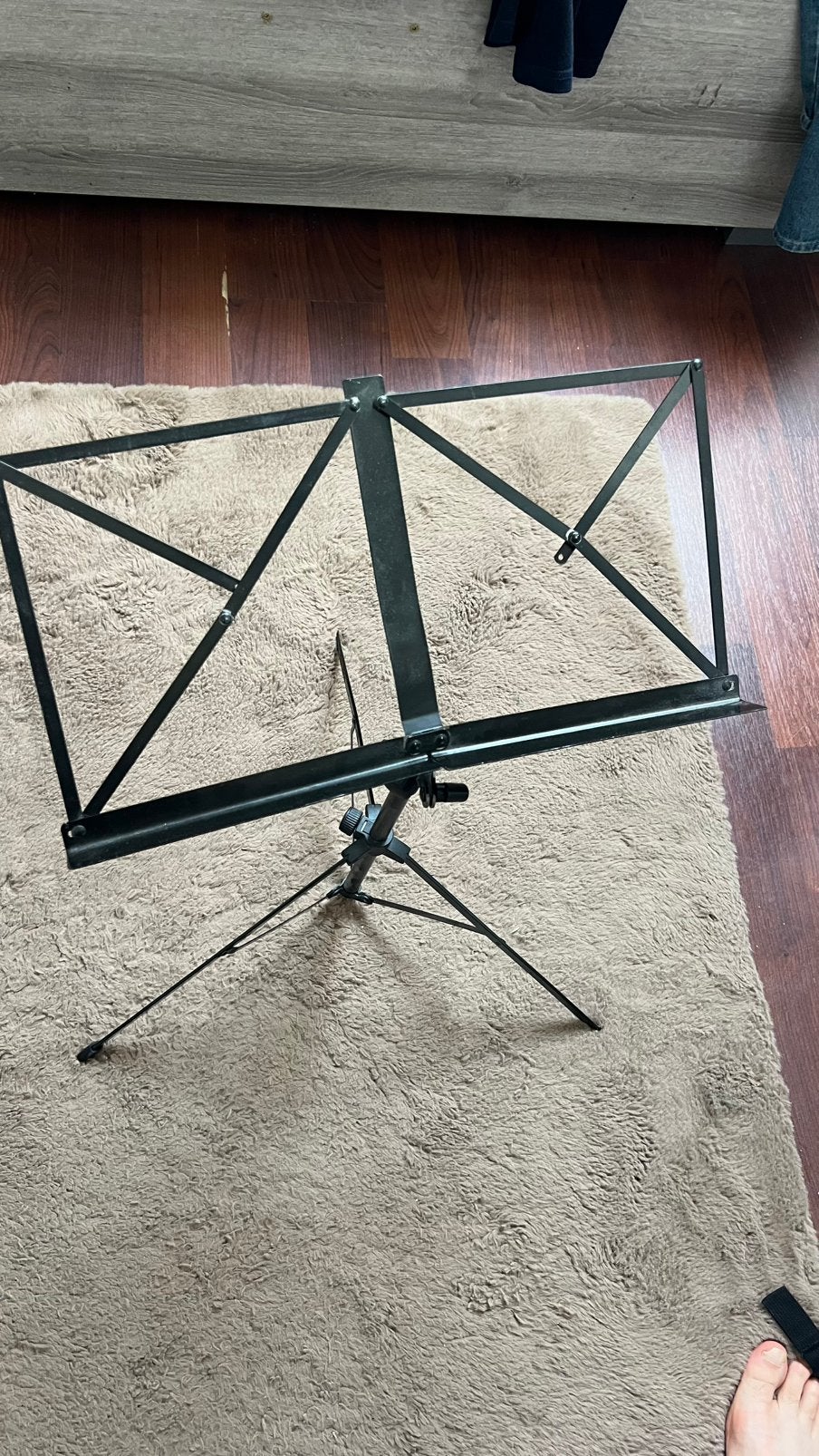 sheet music note stand ,support pied musique, Musique & Instruments, Enlèvement, Comme neuf, Pied