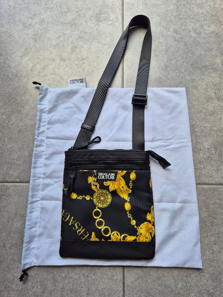 Nieuwe Versace Jeans Couture Crossbody Bag, Ophalen, Nieuw, Zwart, Overige merken