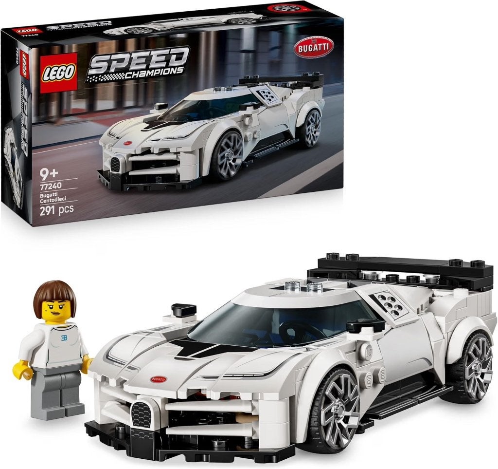 LEGO Speed Champions 77240 Bugatti Centodieci hyper, Inclusief accessoires, Lego, Nieuw, Complete set