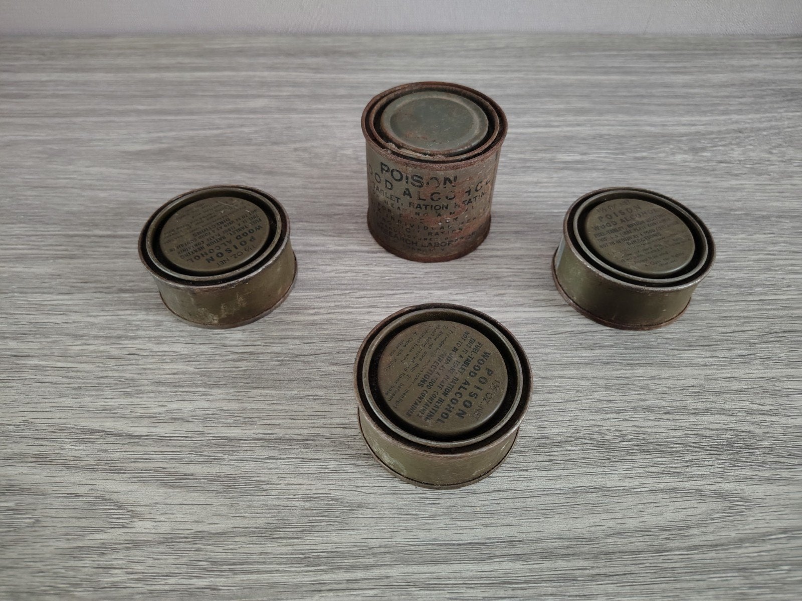 us blikjes ww2, Verzamelen, Ophalen of Verzenden