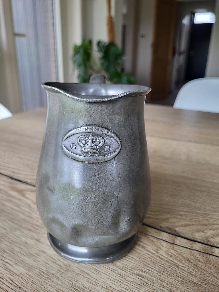 tinnen kannetje, Antiek en Kunst, Antiek | Tin, Verzenden