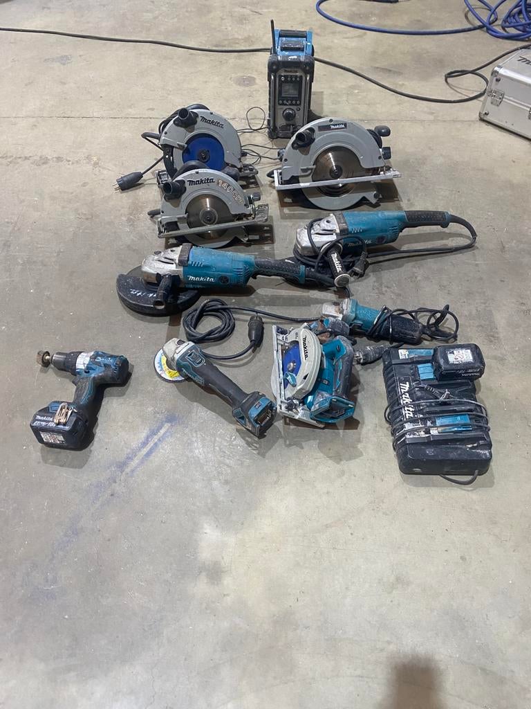 Makita, Ophalen, Gebruikt