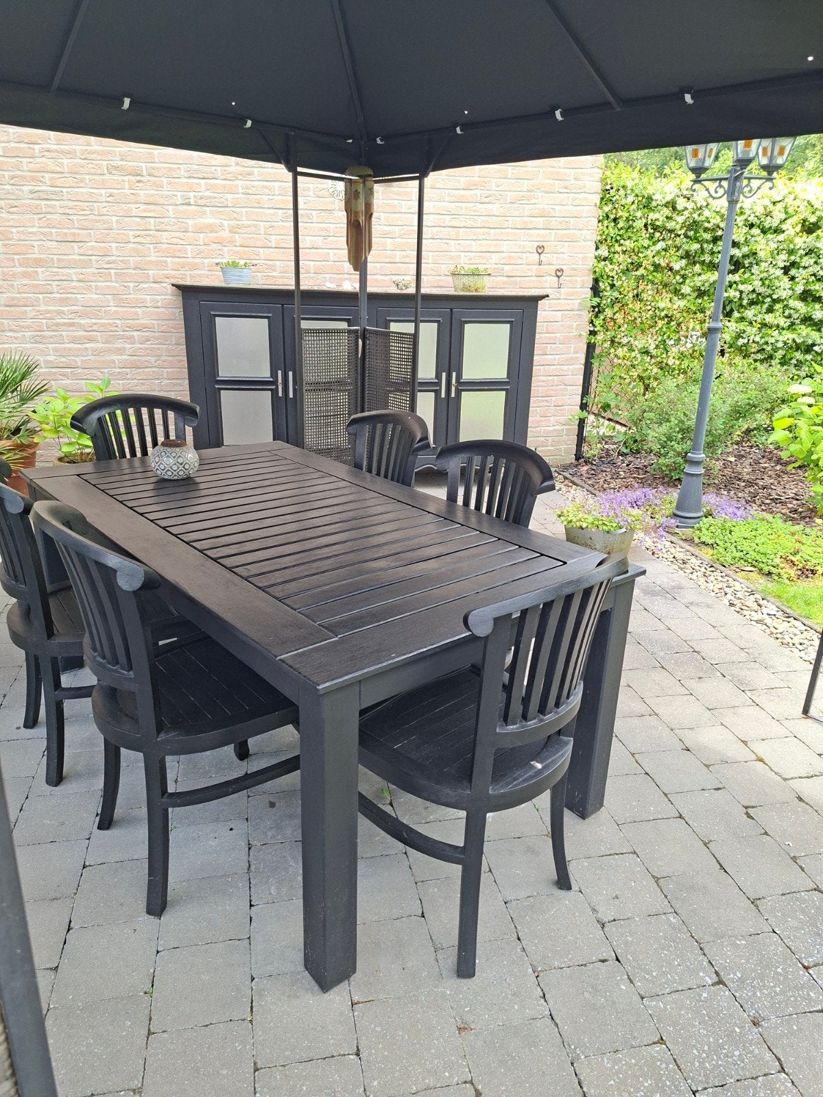 Table, 6 chaises, meuble inclus, Jardin & Terrasse, Ensembles de jardin, Enlèvement