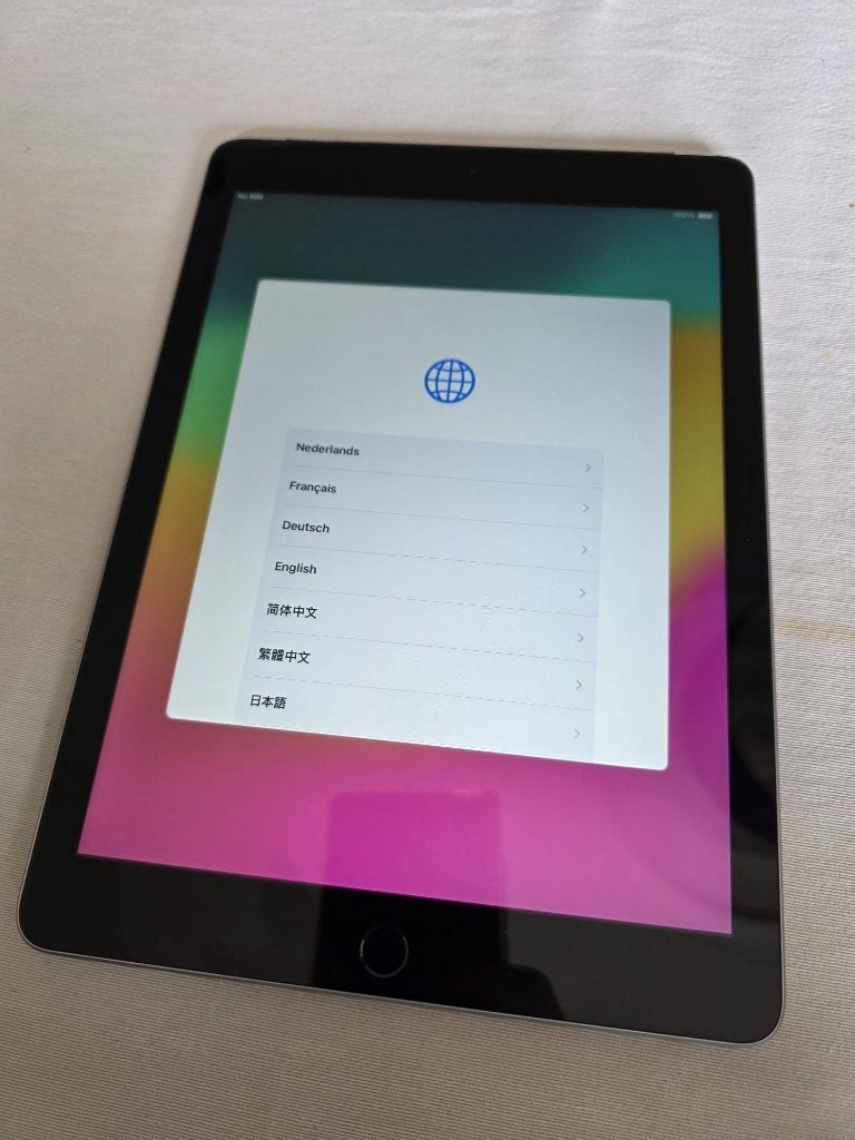 iPad 6th Gen 9,7 inch 128GB WiFi+ Cellular (SIM) Space Grey, Computers en Software, Apple iPads, Gebruikt, Apple iPad, Wi-Fi en Mobiel internet