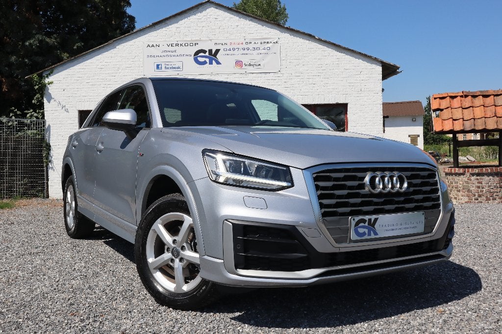 Audi Q2 30 TFSI S-line 2020, Autos, Audi, Cuir, Argent ou Gris, Entreprise, Garantie prolongée