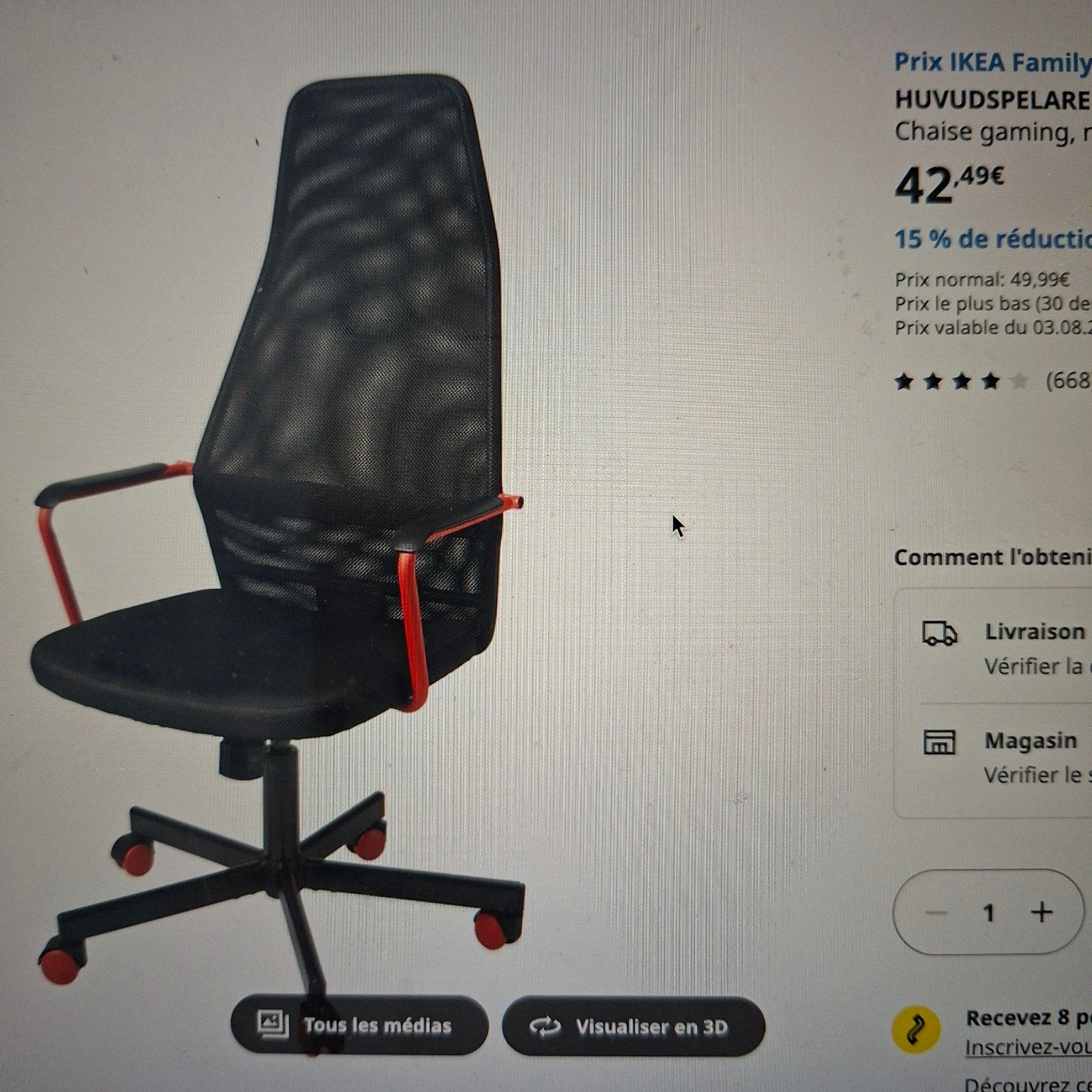 chaise de gaming bureau, Chaise de bureau