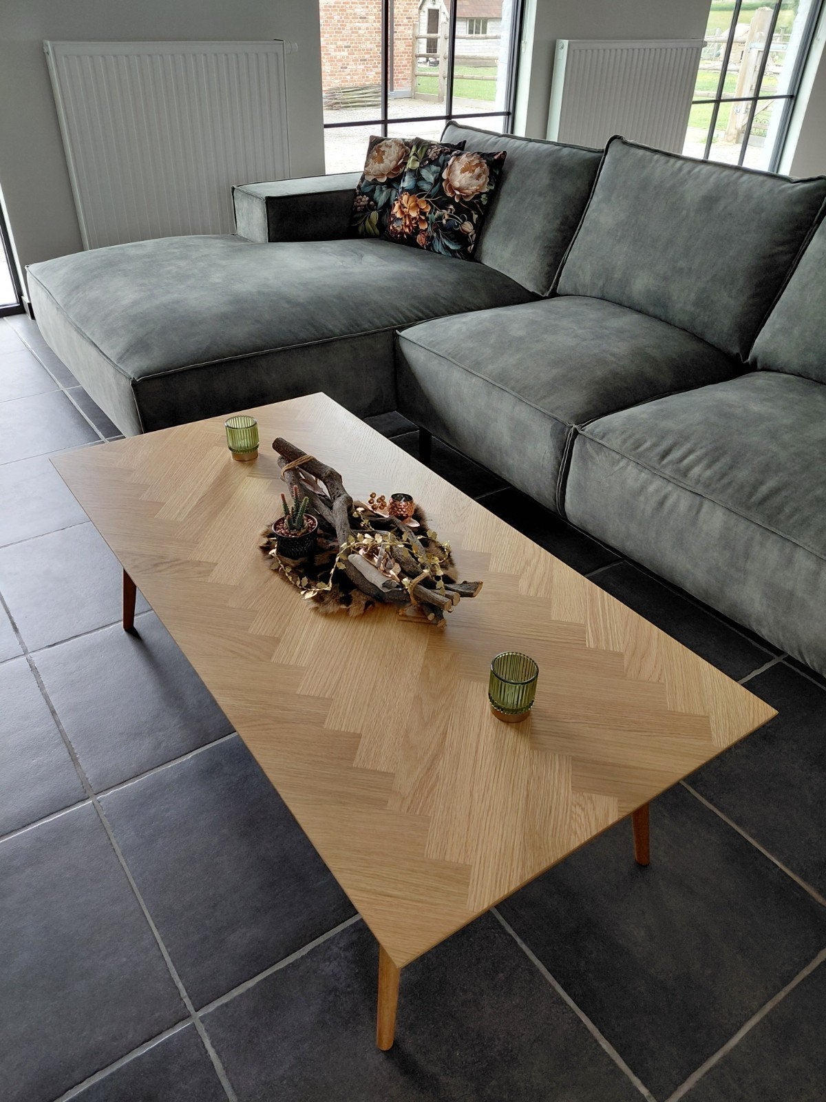 Salontafel fineer eik nieuw, Huis en Inrichting, Ophalen