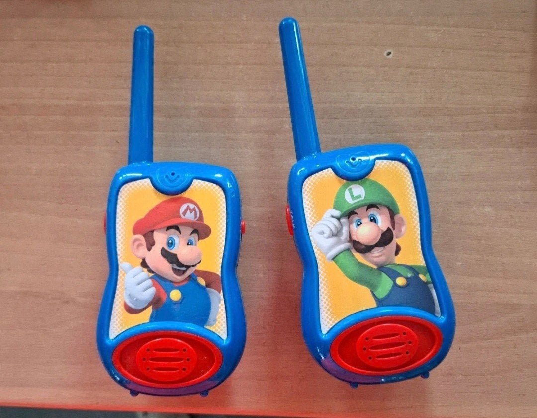 Talkie-walkie Mario, Télécoms, Talkies-walkies & Walkies-talkies, Comme neuf, Talkie-walkie ou Walkie-talkie