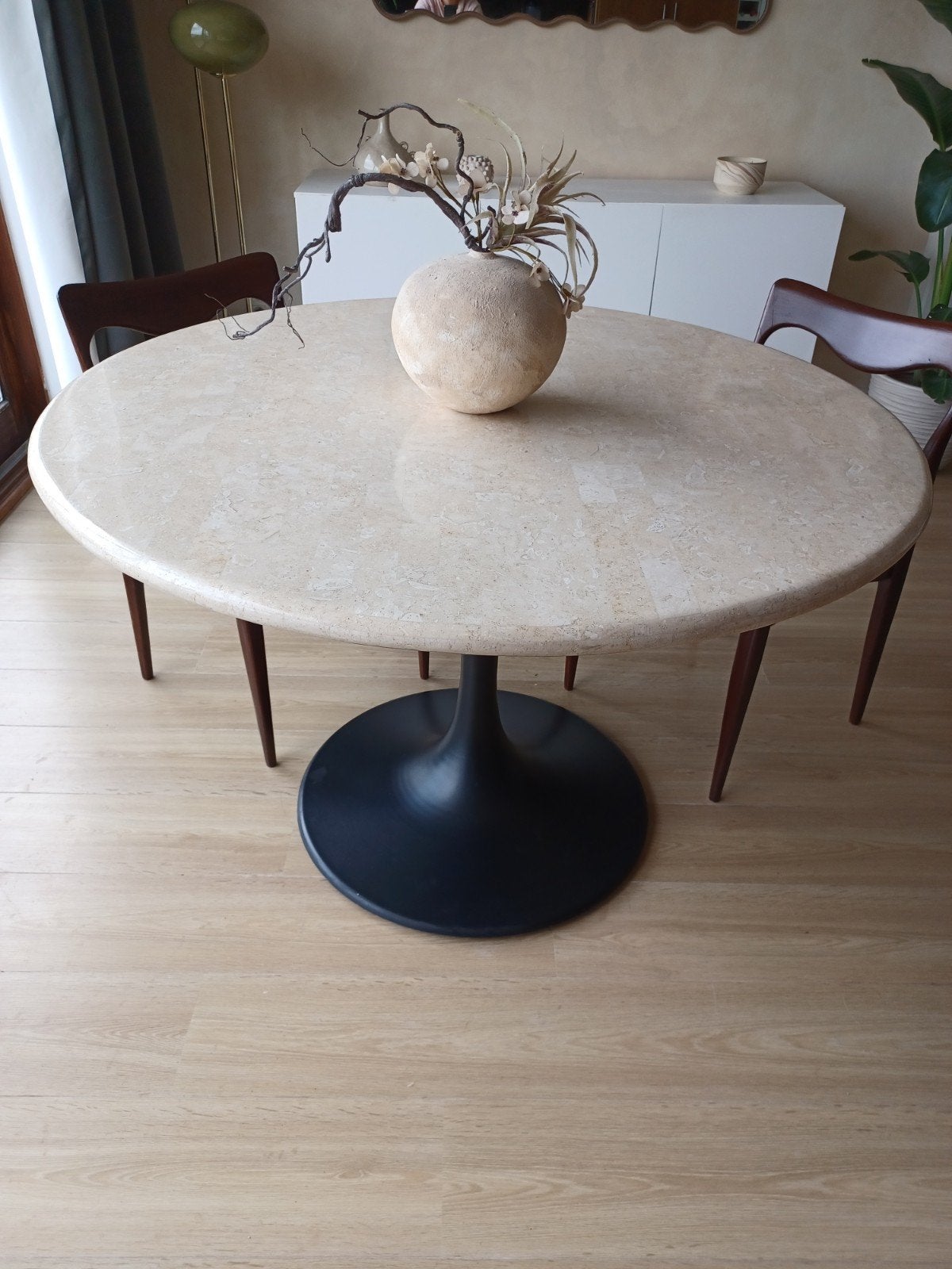 Prachtige eettafel van natuursteen mactan 120x120x77, Ophalen