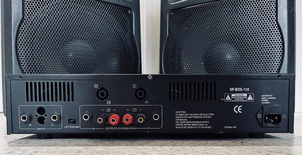 Kit sono Sphynx SP-BOS-110 + 2 enceintes DAP Audio + câbles, TV, Hi-fi & Vidéo, Autres marques, Câbles inclus, Enceinte de fête