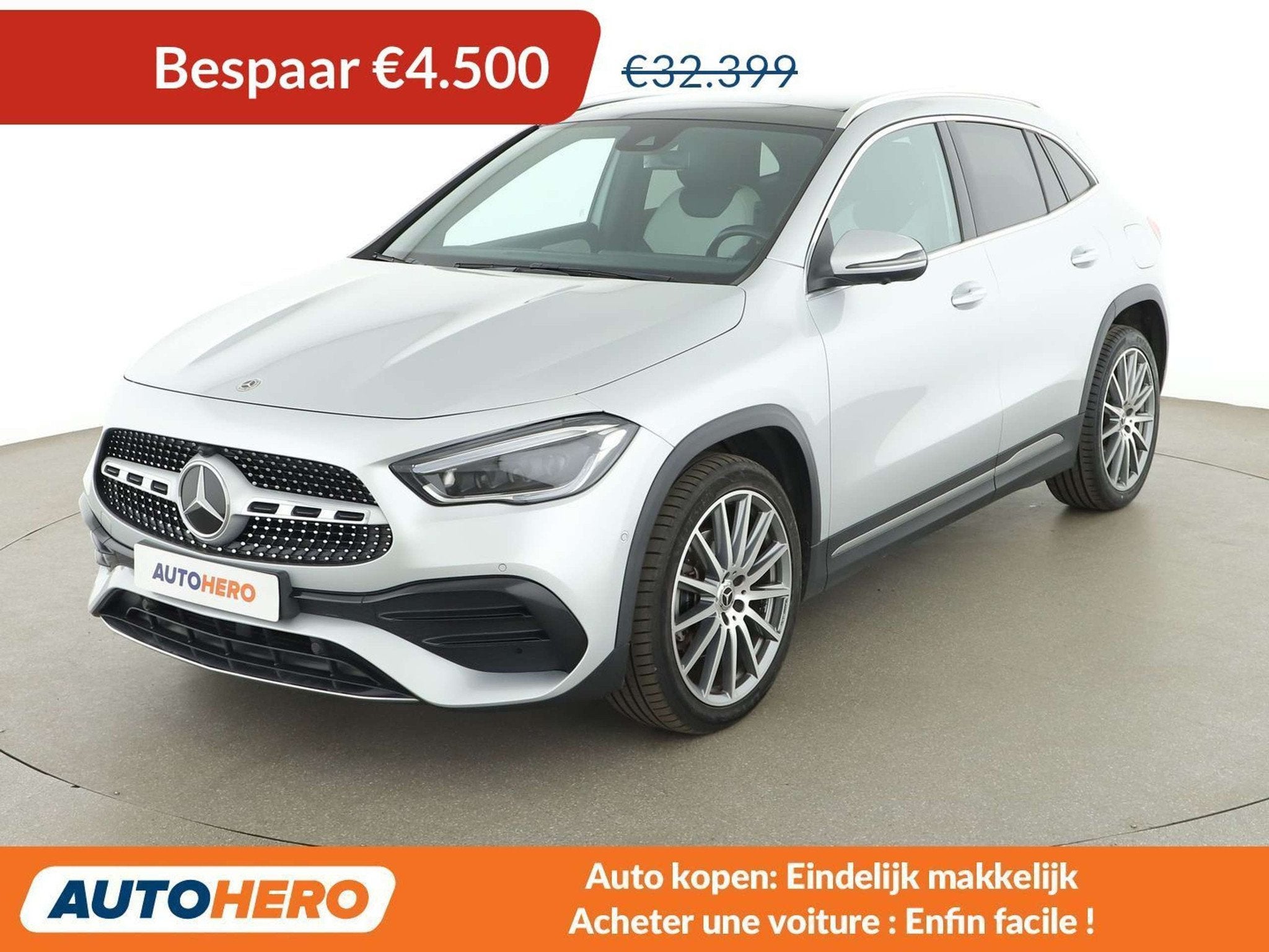 Mercedes-Benz GLA 250 GLA 250e AMG Line (bj 2021, automaat), Auto's, 68 g/km, Gebruikt, Euro 6, Leder