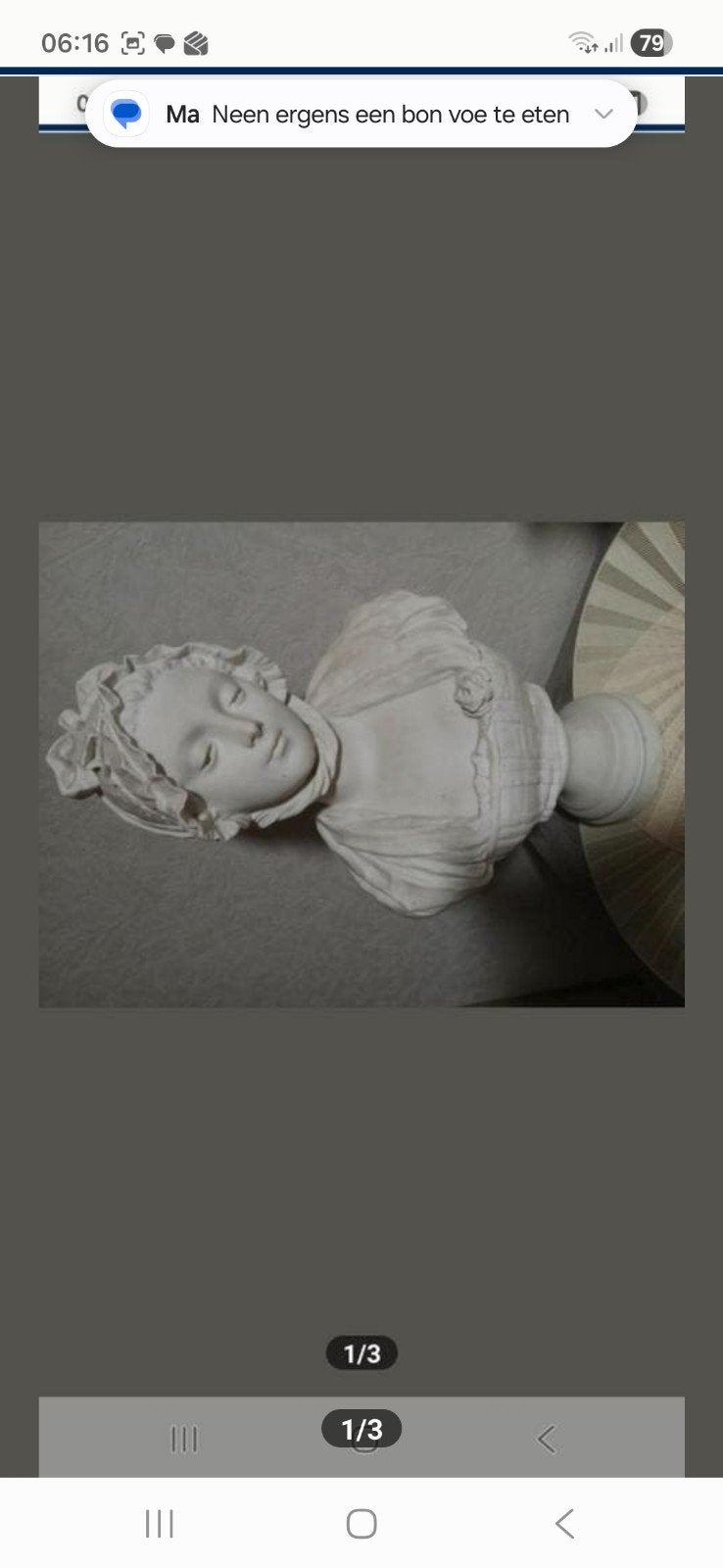 Buste van beeldhouwer G.Levy, Antiek en Kunst, Ophalen of Verzenden, Buste