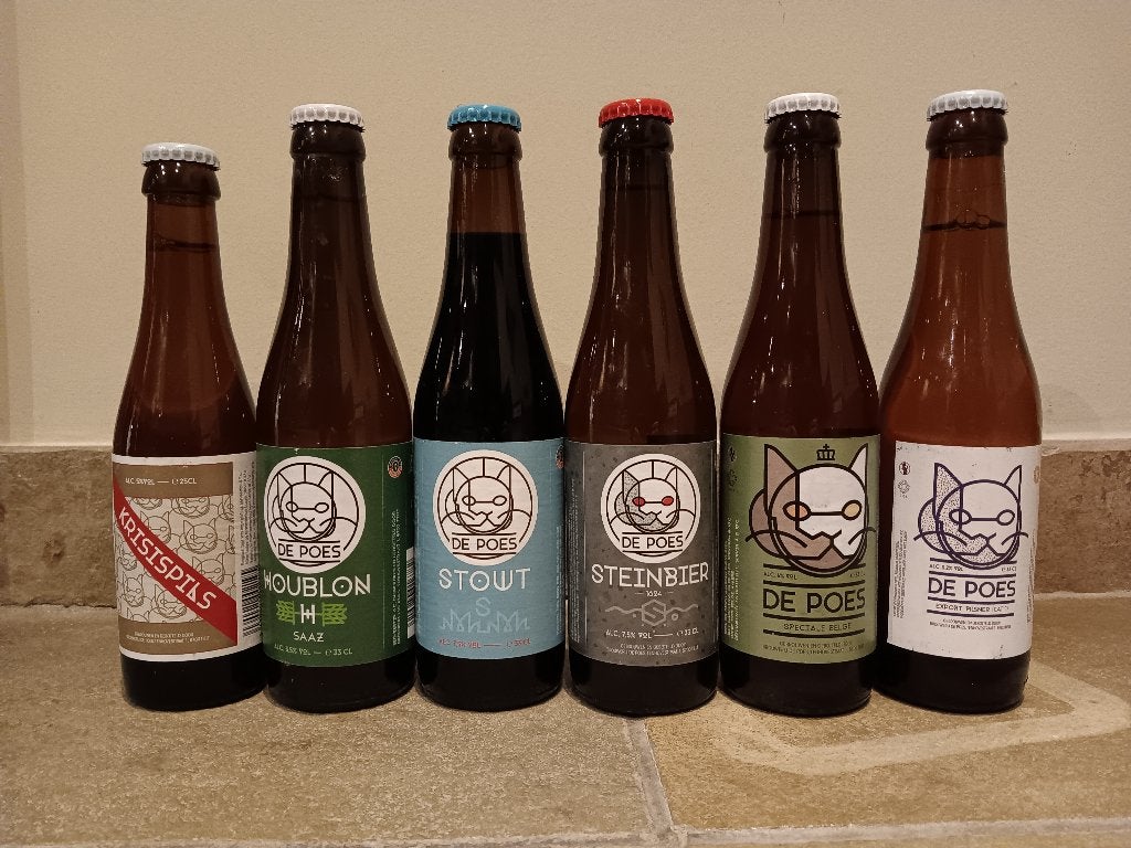 brouwerij de poes - 6 pack - 33 cl (1 flesje 25 cl), Verzamelen, Ophalen, Nieuw, Overige typen, Overige merken