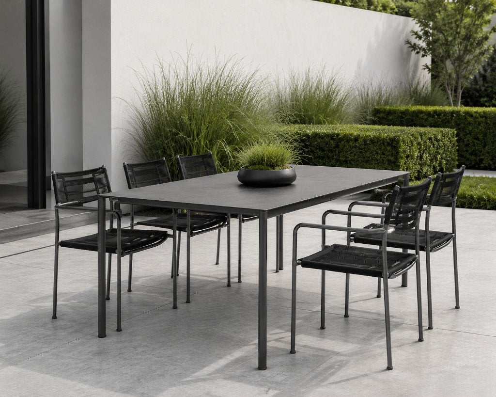 6 X Alias Giandomenico Belotti Design stoelen - Tuinstoelen, Ophalen, Gebruikt, Stapelbaar