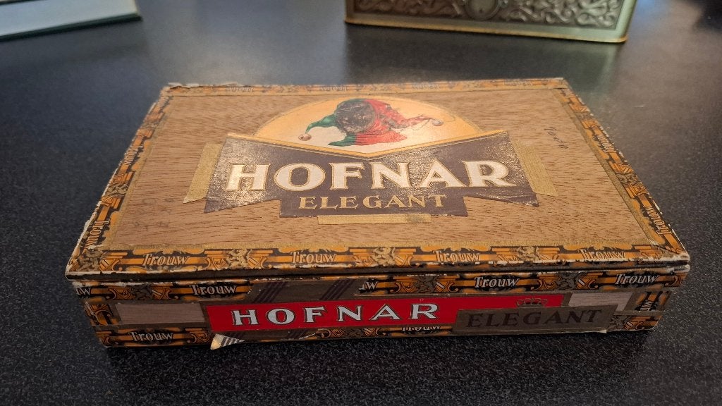 Ancienne boîte à cigares Hofnar, Enlèvement ou Envoi, Utilisé, Autres types