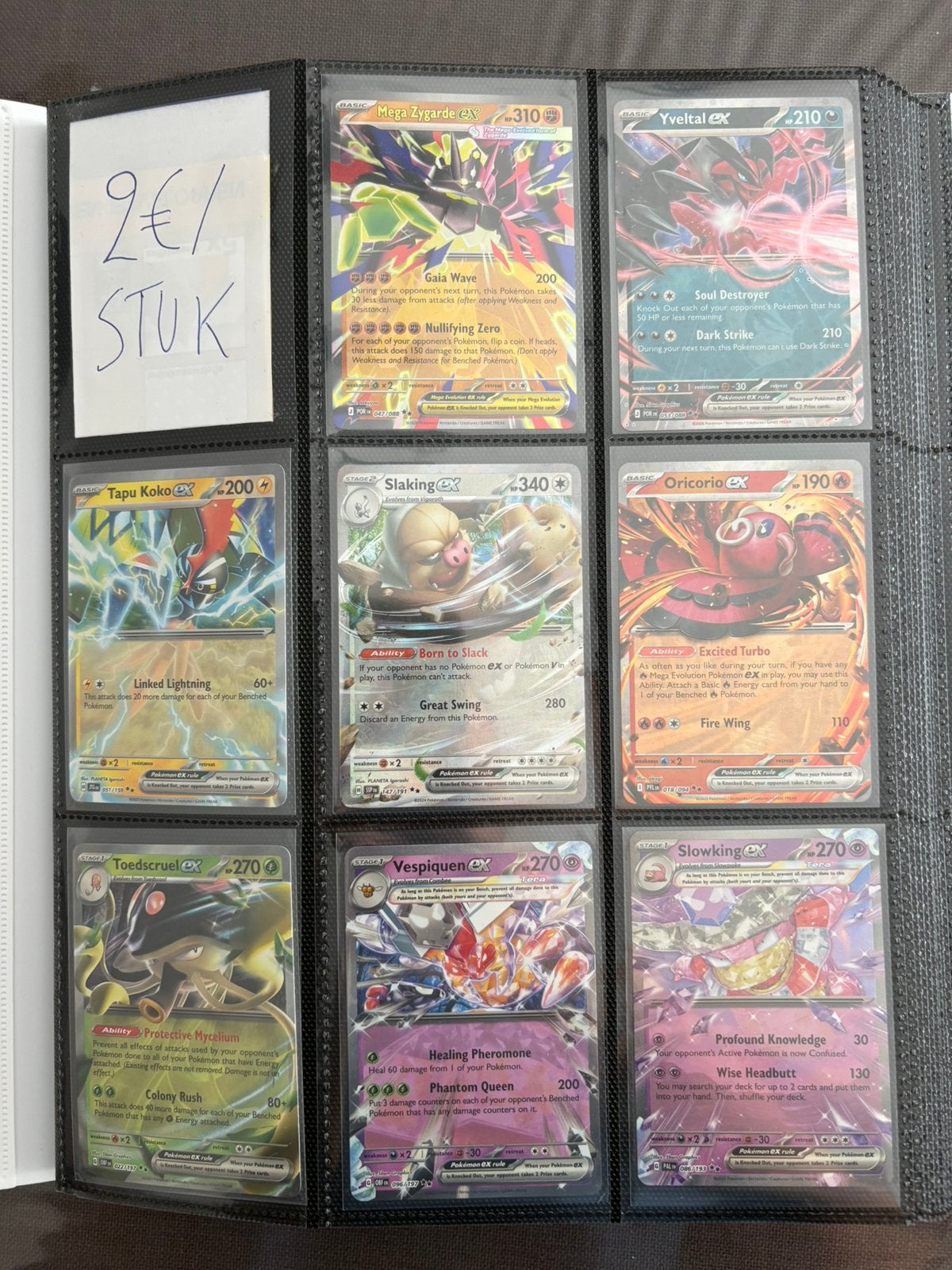 Pokémon V’s en EX kaarten - €2/stuk, Ophalen of Verzenden, Zo goed als nieuw