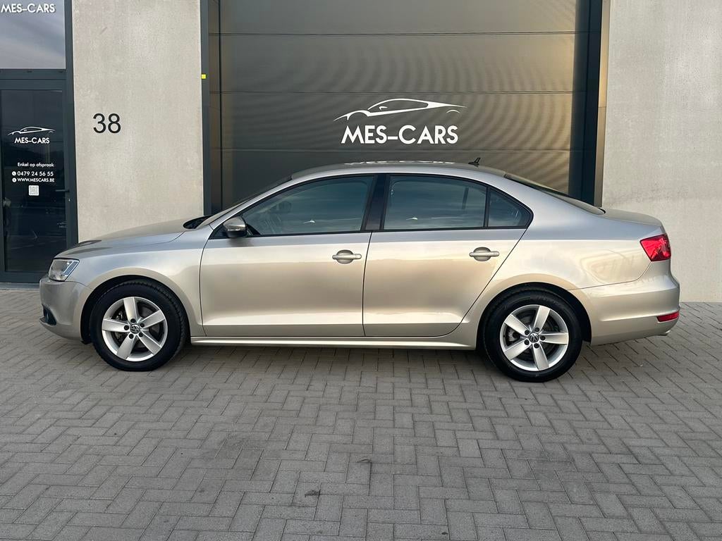 Volkswagen Jetta 1.4TSI - 122PK / 94.000KM 2014, Auto's, 90 kW, Stof, Zwart, Beige