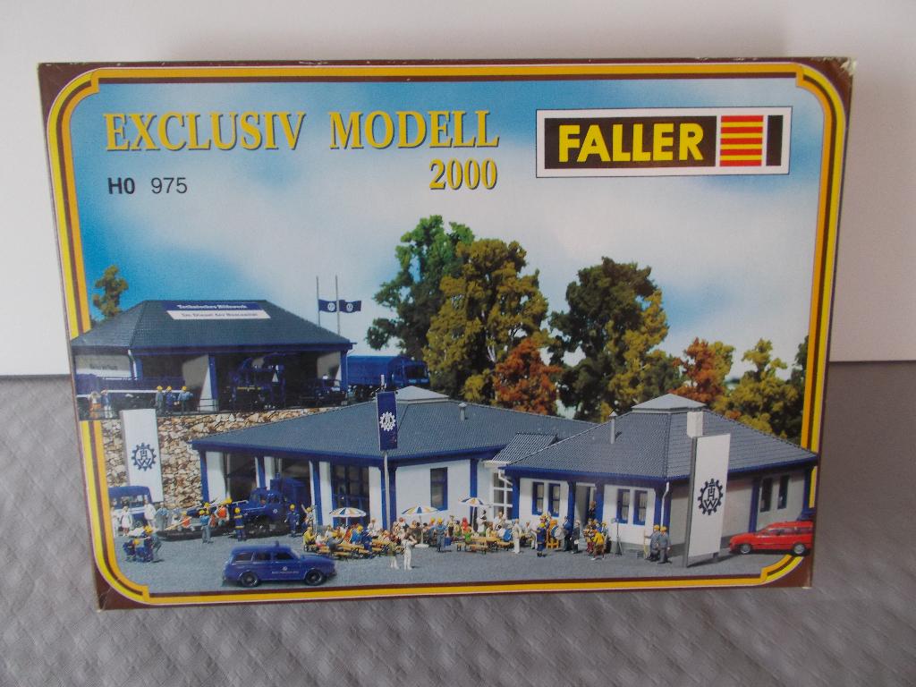 THW HO 975 - FALLER EXCLUSIV MODELL 2000 - 1:87, Hobby en Vrije tijd, Overige merken, Verzenden, Gelijkstroom of Wisselstroom