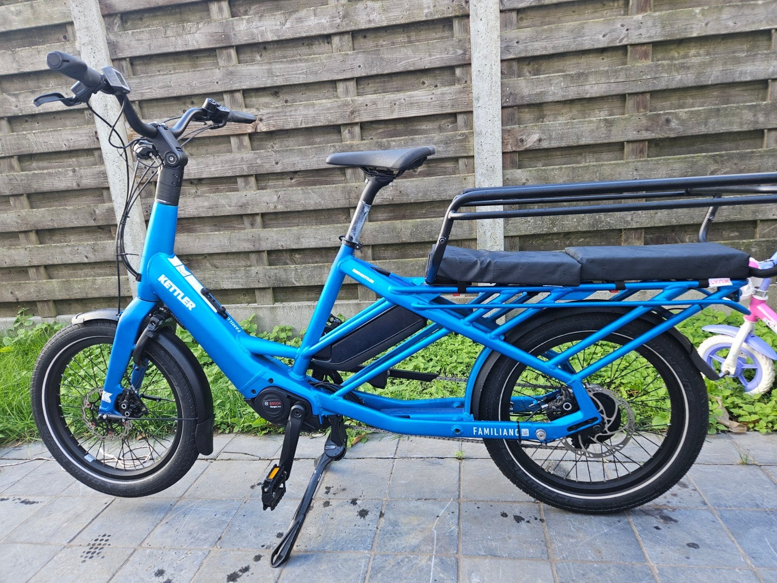prachtige elektrische longtail met slechts 22km, Fietsen en Brommers, Ophalen