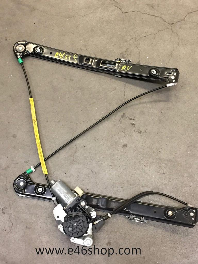 Raammotor BMW E46 sedan en touring rechtsvoor compleet !, -, Utilisé, -, Enlèvement ou Envoi