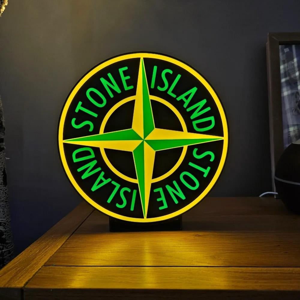 Stone Island reklamebak met LED verlichting., Verzamelen, Ophalen of Verzenden, Nieuw, Lichtbak of (neon) lamp