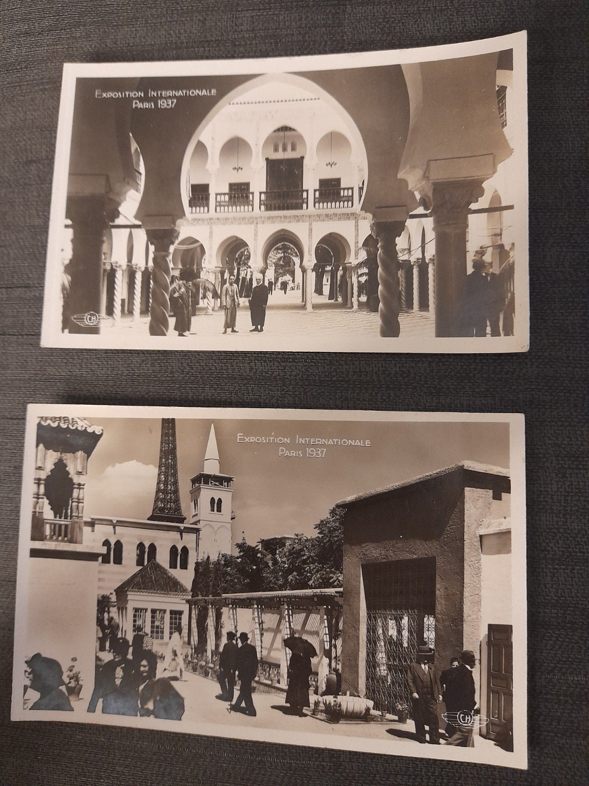 Exposition Internationale  Paris 1937 - Algérie- Maroc, Enlèvement ou Envoi, 1920 à 1940, Non affranchie, Culture et Média
